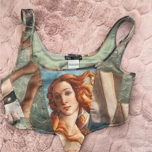Zara the birth of Venus corset top

#zara #boho #corset #top #venus